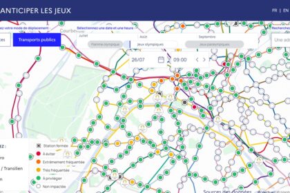 Jeux Olympiques : une carte pour anticiper la galère des transports à Paris